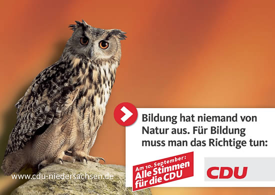 CDU-Plakat