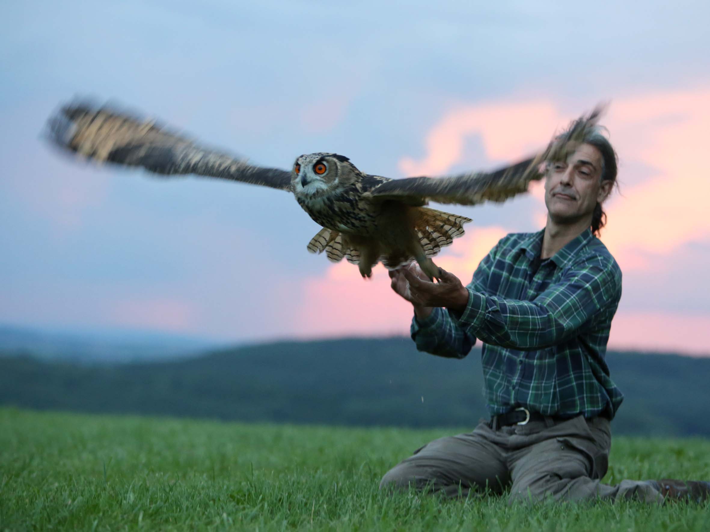 Uhu und Stefan Brücher © Sonia M. Weinberger